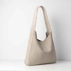Genuine Suede Hobo Shoulder Bag for Women – Soft Leather Tote Bag | Stylish, Practical, & Versatile Everyday Bag