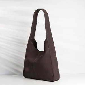 Brown Suede Hobo Shoulder Bags for Women – small hobo & Tote Bag | Stylish, Practical and Versatile Everyday Bag