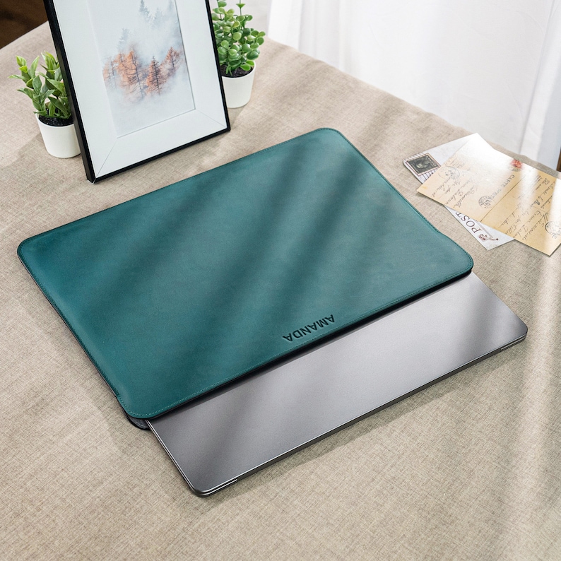 MacBook Air/pro 13/14/15/16 Inch M1 M2 M3 M4 Leather Sleeve ...