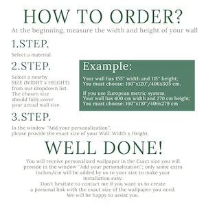 a poster with instructions for how to order