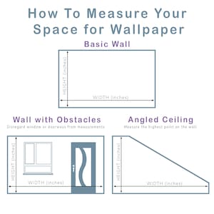 how to measure your space for wallpaper