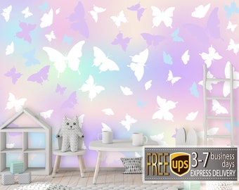 Kids Wallpaper Girl - Etsy Kids Wallpaper Girl - Etsy