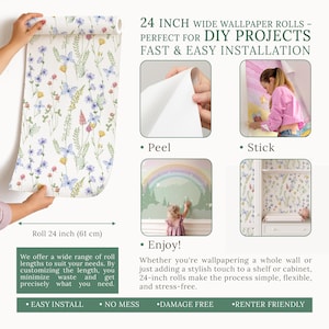 the instructions for how to make a wallpaper roll