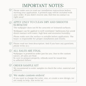 a green and white checklist with the words important notes