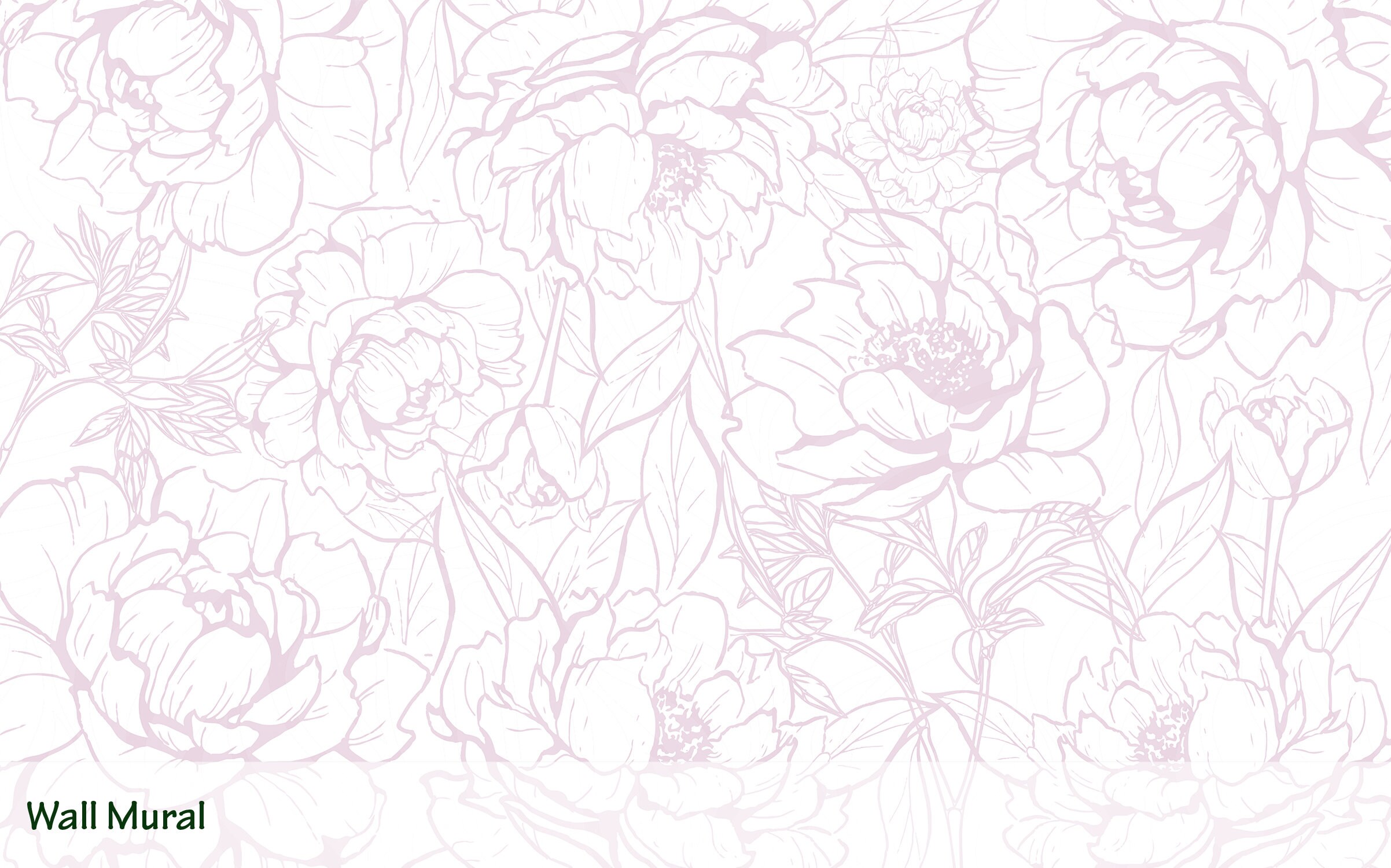 Pink Peony Flower Wallpaper for Girl Nursery Removable Etsy UK