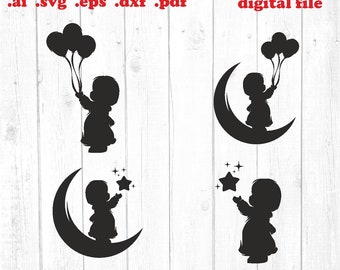Free Free 206 Svg Infant Loss Baby Angel Silhouette SVG PNG EPS DXF File