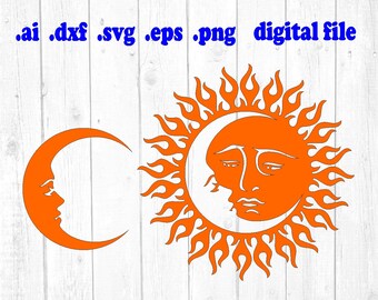 Sun Moon Svg Etsy Sun Moon Svg Etsy