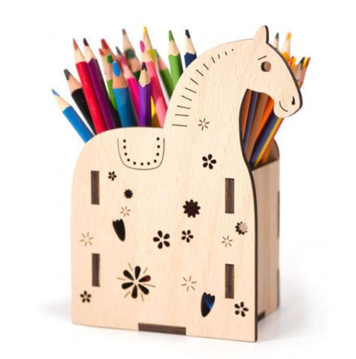 Organizer Horse Svg Organizer for Pencils and Pens. Laser Etsy