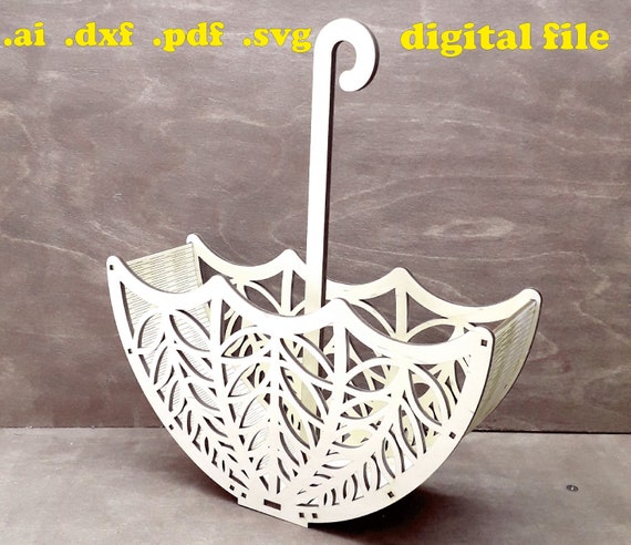 Decorative Basket svg , Decorative Storage Baskets CDR laser cut template , Svg files for laser cut plywood