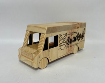 Squirrel Feeder, Food Truck, Personalized, Laser Engraved, Custom Design, Unique Gift, Squirrel Picnic Table, Hanging