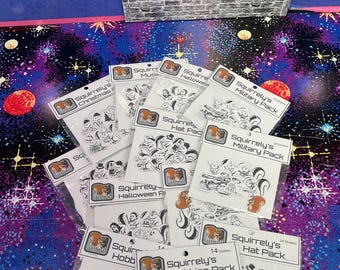 Tree Rat Symposium Squirrely Stickers Packs