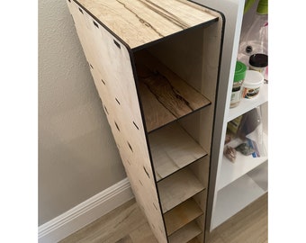 Laser Cut File Large Shelf With 6 Shelves, SVG, Ai, DXF, Light Burn - file formats 5.00mm, .1969 in.