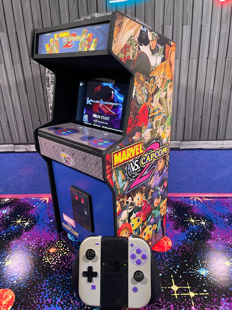 Marvel vs Capcom Collection (inspired) Limited Edition Includes FREE Gifts Switch Stand Arcade With Backlit Marquee Storage Original/OLED Marvel Vs Capcom 2