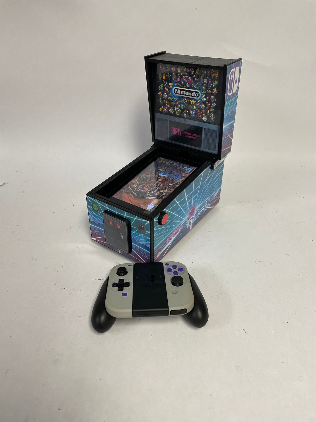 Nintendo Switch Virtual Pinball Stand With Storage for