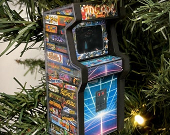 Christmas Ornament Arcade, Mini Arcade, Unique Stocking Stuffer, Miniature