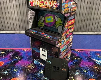 Nintendo Switch 2 Desktop Stand Retro Arcade Cabinet With Storage