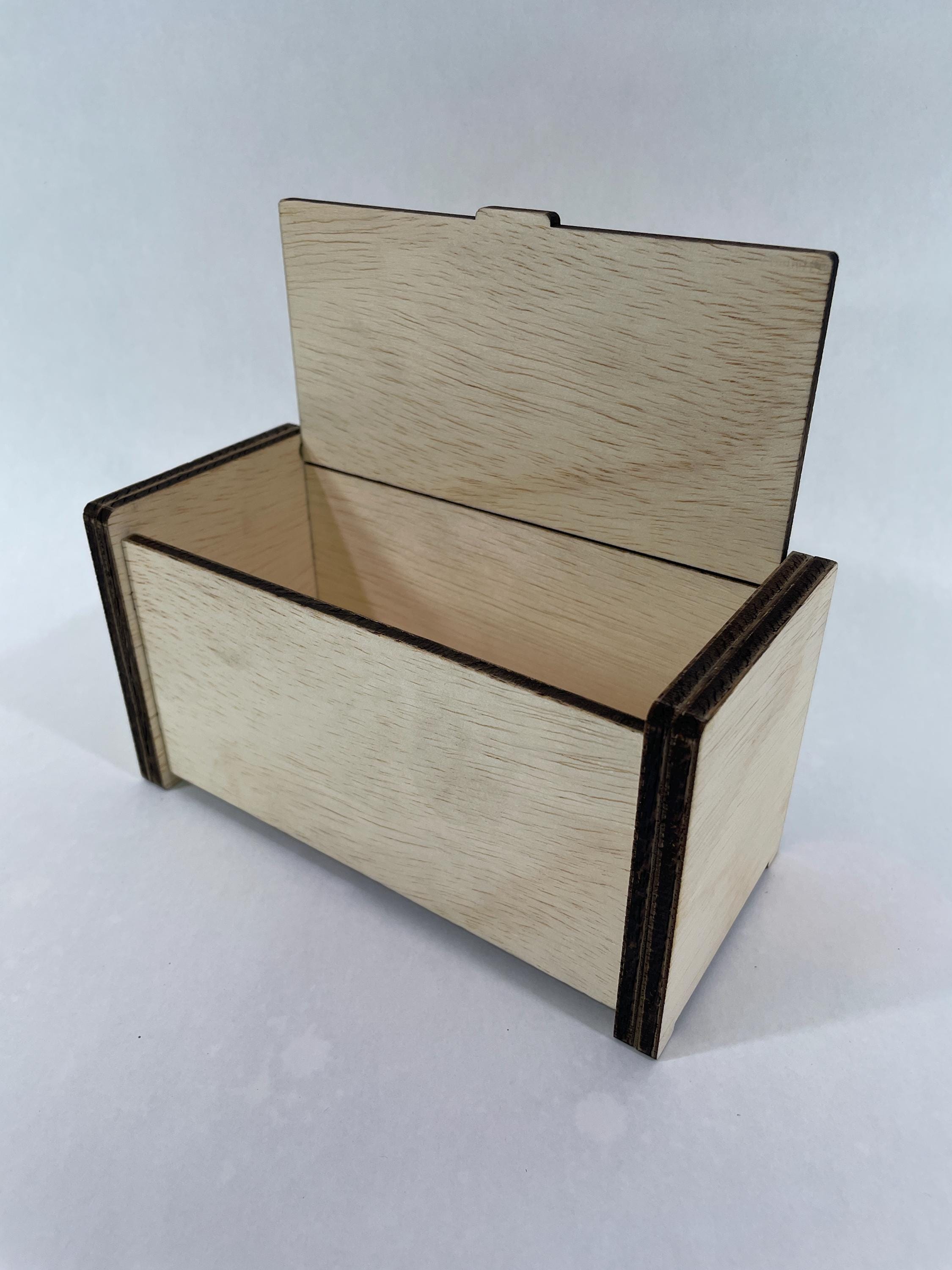 Laser Cut CNC File Small Rectangular Box Smooth Side Wood Art, SVG, Ai ...