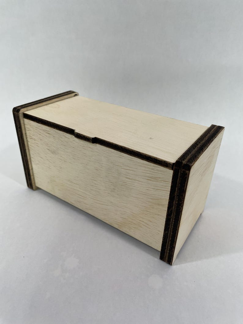 Laser Cut CNC File Small Rectangular Box Smooth Side Wood Art, SVG, Ai ...
