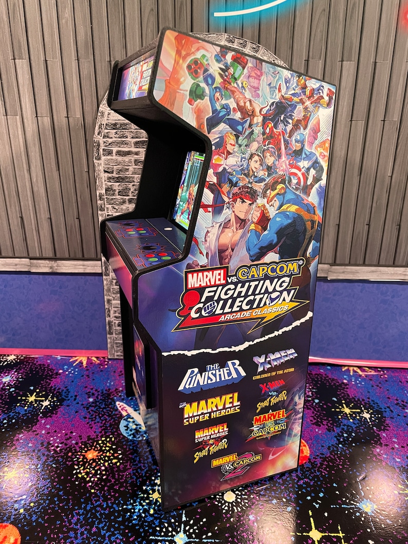 Marvel vs Capcom Collection (inspired) Limited Edition Includes FREE Gifts Switch Stand Arcade With Backlit Marquee Storage Original/OLED MvC Collection