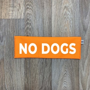 Dog Leash Sleeve | No Dogs | Lead Cover | Leash Sign