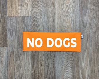Dog Leash Sleeve | No Dogs | Lead Cover | Leash Sign