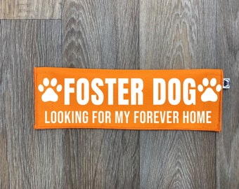 Dog Leash Sleeve | Foster Dog | Lead Cover | Leash Sign