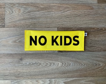 Dog Leash Sleeve | No Kids | Lead Cover | Leash Sign