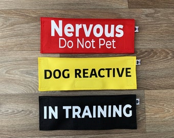 Waterproof Dog Leash Sleeve: Reactive, Nervous, In Training