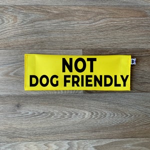 Dog Leash Sleeve: &quot;Not Dog Friendly&quot; Waterproof Lead Cover