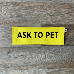 Dog Leash Sleeve | Ask To Pet | Lead Cover
