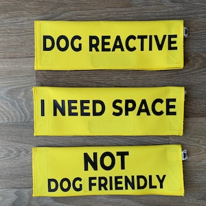 Dog Leash Sleeve | Dog Reactive | I Need Space | Lead Cover