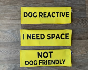 Dog Leash Sleeve | Dog Reactive | I Need Space | Lead Cover