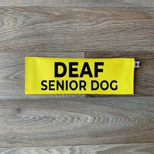 Deaf Senior Dog Leash Sleeve: Waterproof Lead Cover