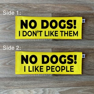 Pawmiscuous Leash Sleeve | No Dogs - I Don&#39;t Like Them | Lead Cover | Leash Flag | TikTok