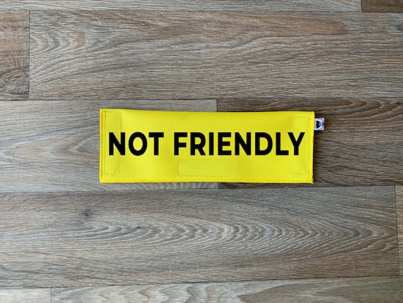 „Not Friendly“ Hundeleine – 150 Cm – Für ängstliche Oder Nervöse Hunde