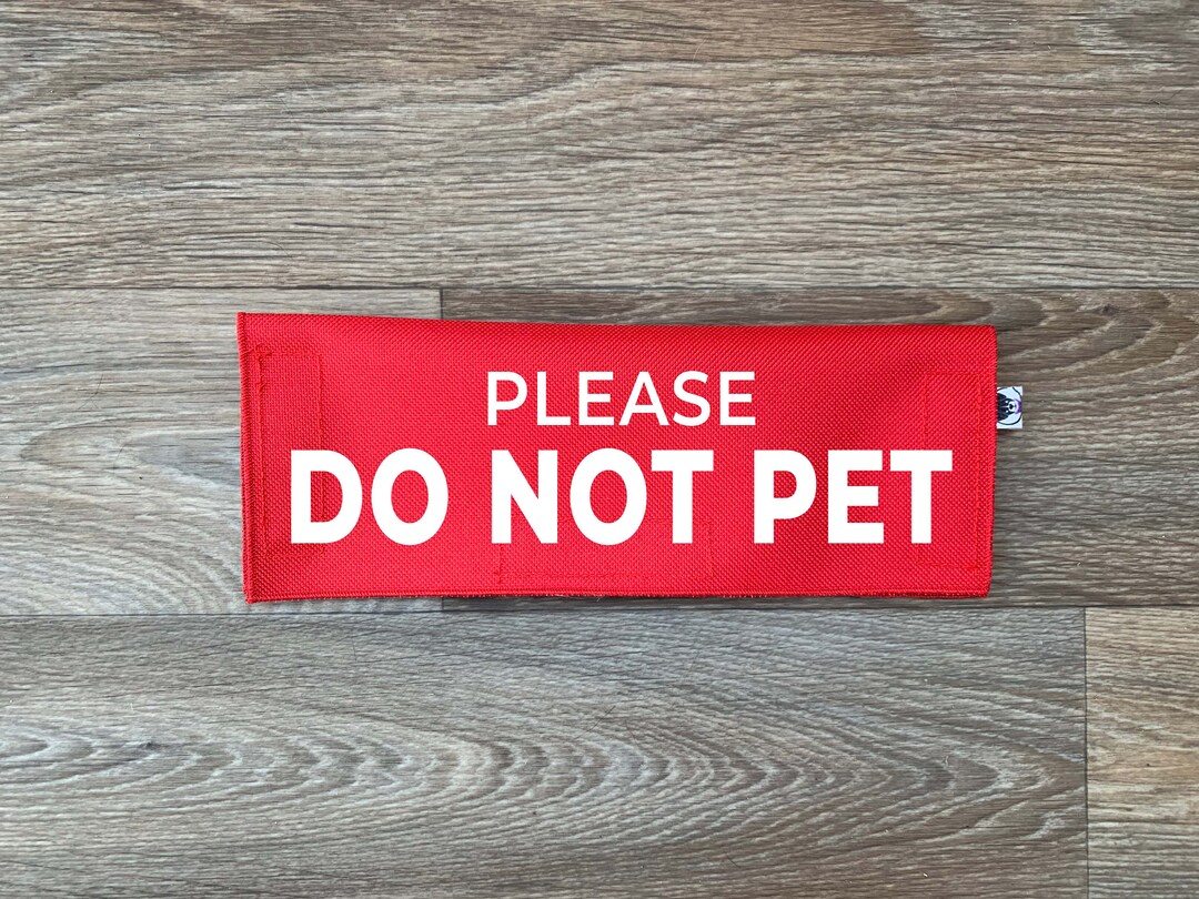 Dog Leash Sleeve Please Do Not Pet Lead Cover Etsy