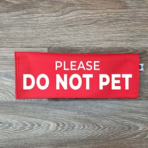 Dog Leash Sleeve | Please Do Not Pet | Lead Cover