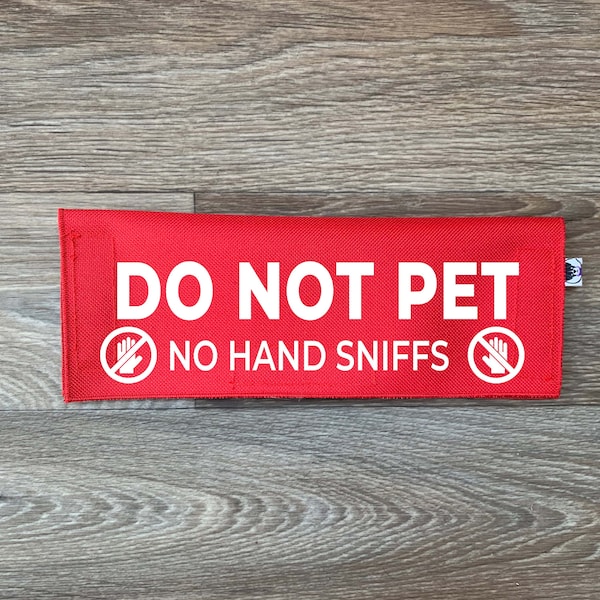 Dog Leash Sleeve | Do Not Pet No Hand Sniffs | Lead Cover
