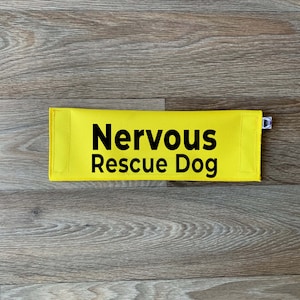 Dog Leash Sleeve | Nervous Rescue Dog | Lead Cover