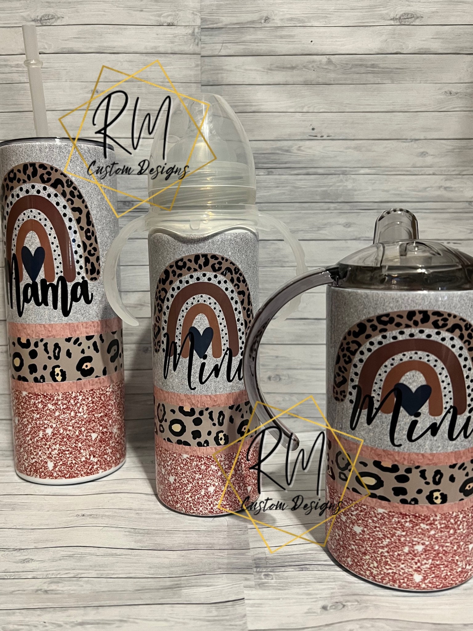 Lucky Love Mama + Mini Stainless Steel Cups for Kids and Adults - 3D  Printed Leopard Insulated Tumbl…See more Lucky Love Mama + Mini Stainless  Steel