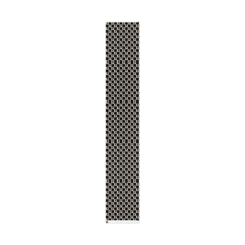 Lightning Bolt Wrapping Papers, Custom Checkered Gift Wrap, Matte or Glossy Finish, High-Quality 90gsm Paper, 3 Sizes Available, Fine Art image 2