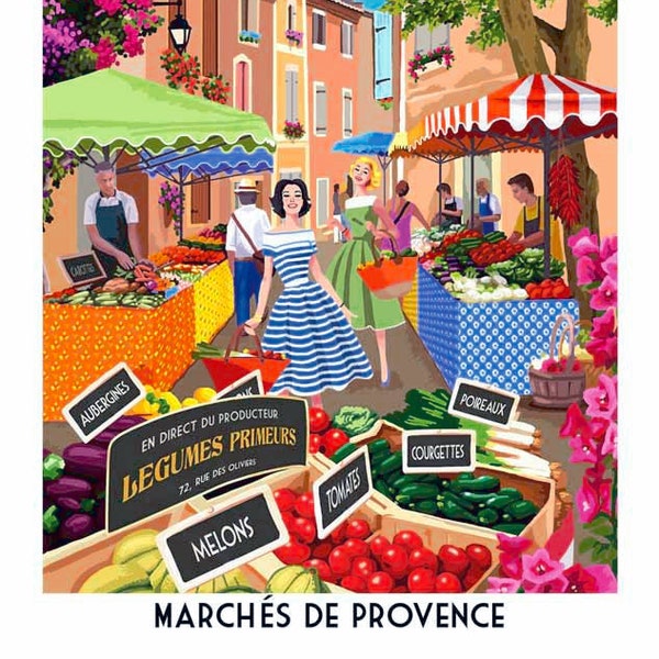 Provence decorative dishtowels cotton Kitchen accessories