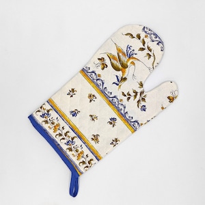 France Provence Oven Mitt, kitchen gloves, kitchen accessory , kitchen decor Moustiers
