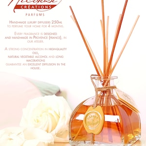 French Wax seal reed Diffuser with sticks amazing scents 8.50 floz