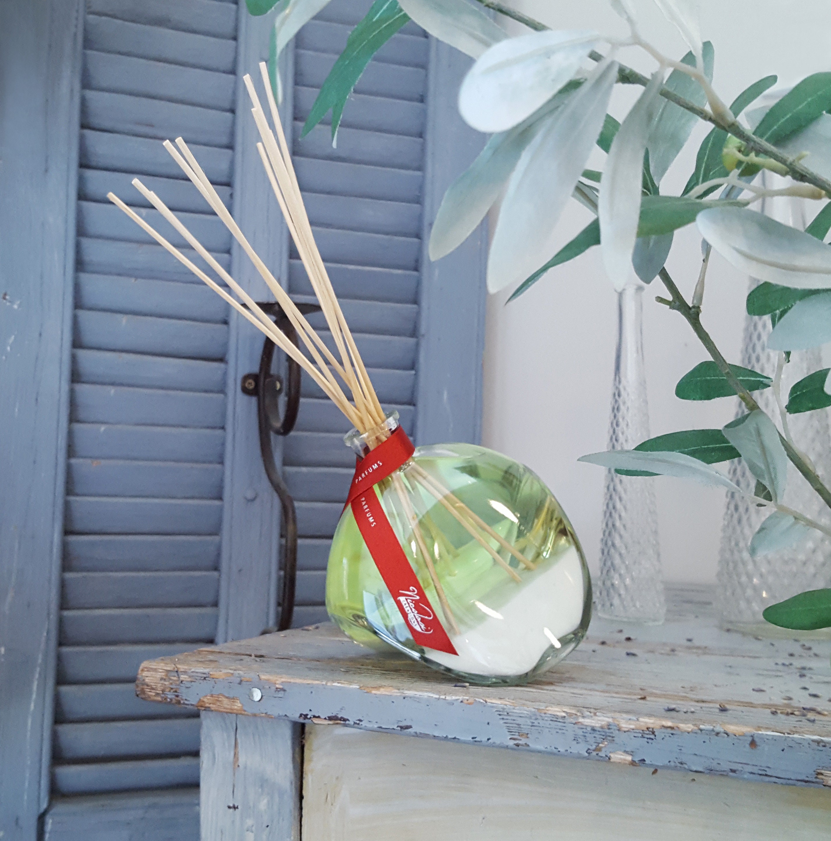 Unique Diffuser Elegant Large Reed Diffuser in a Unique Handmade Glass Bottle With All ...