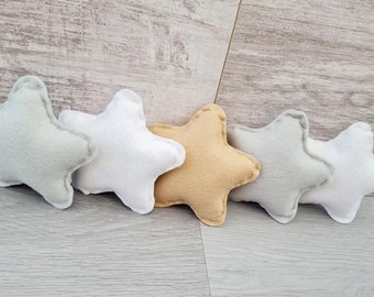 Individual star wall hangings, nursery wall decor, neutral nursery decoration, nursery garland, star decor, star wall hanging, baby room