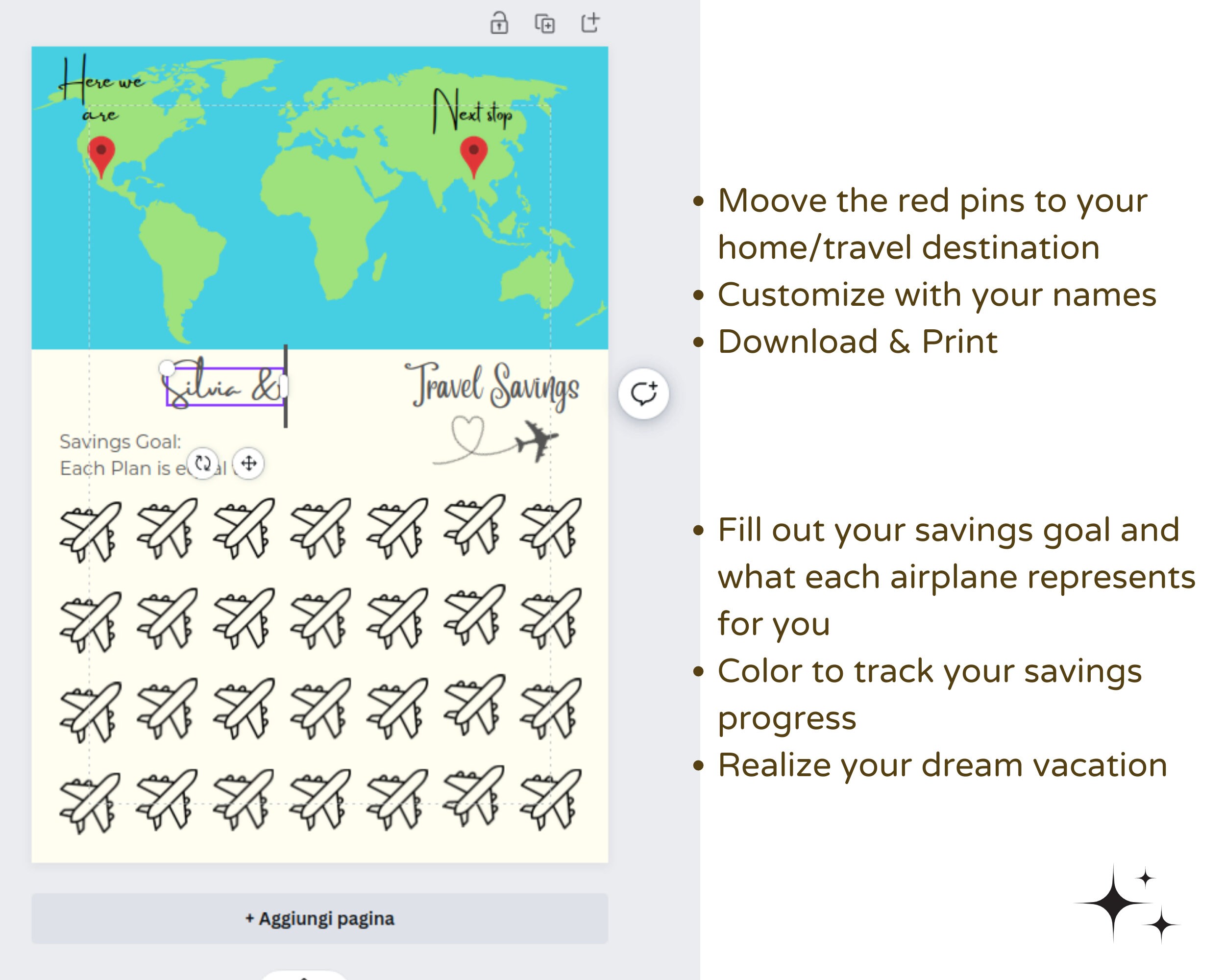 Editable Travel Savings Tracker for Couples Couples Trip Etsy Australia