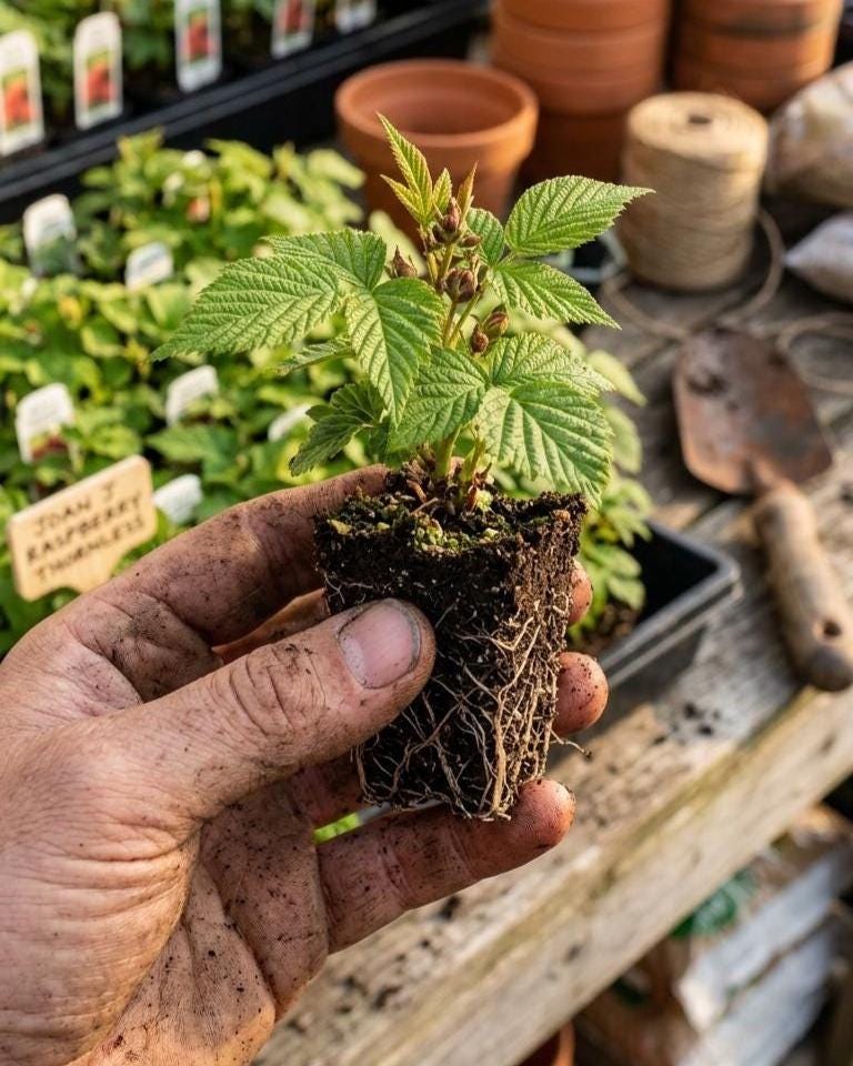 Thronless Raspberry Plants Joan J Thornless Raspberry Plant | Everbearing Red Berry Bush, High ...
