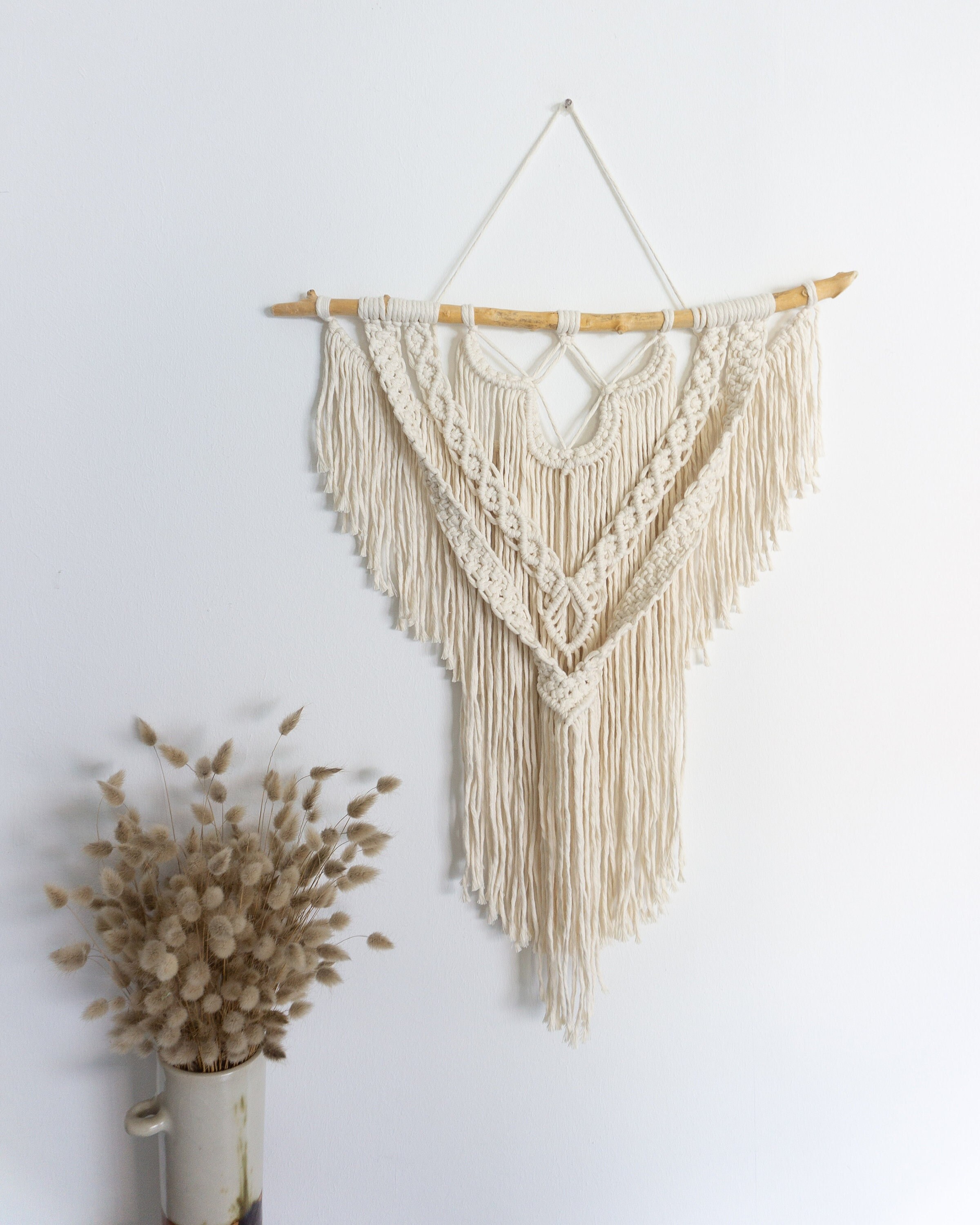 Pièce Murale Eza en Macramé