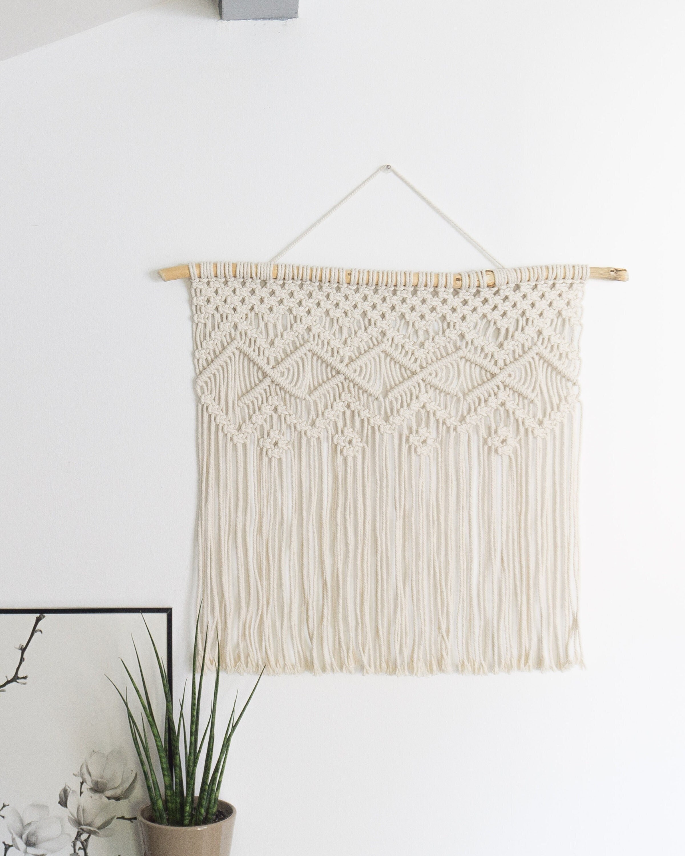 Pièce Murale Iga en Macramé